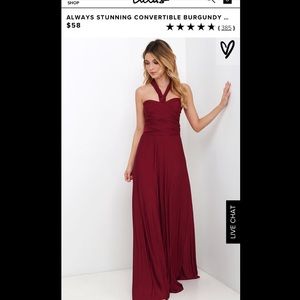 LuLus convertible wrap dress